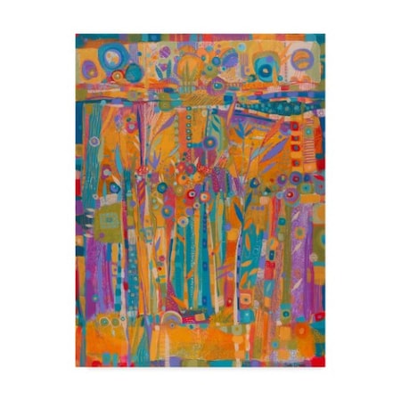 Trademark Fine Art Sue Davis 'A Brand New Day Abstract Modern' Canvas Art, 14x19 ALI44214-C1419GG